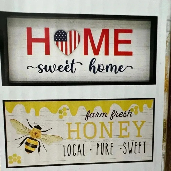 BUNDLE:  2-Huntington Home Summer Mantel Box Signs - Picture 7 of 8